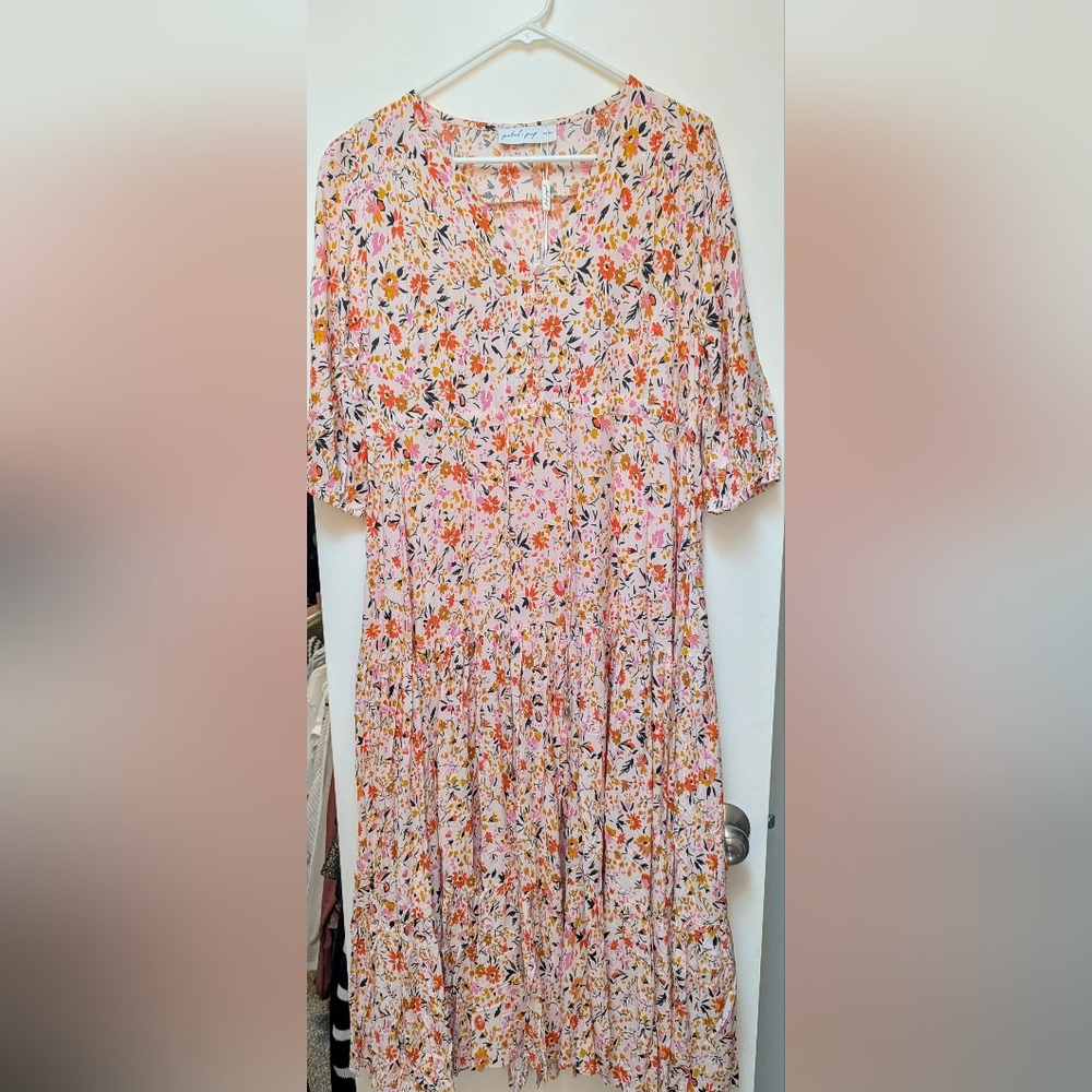 Petal & Pup Floral Dress - Multicolor